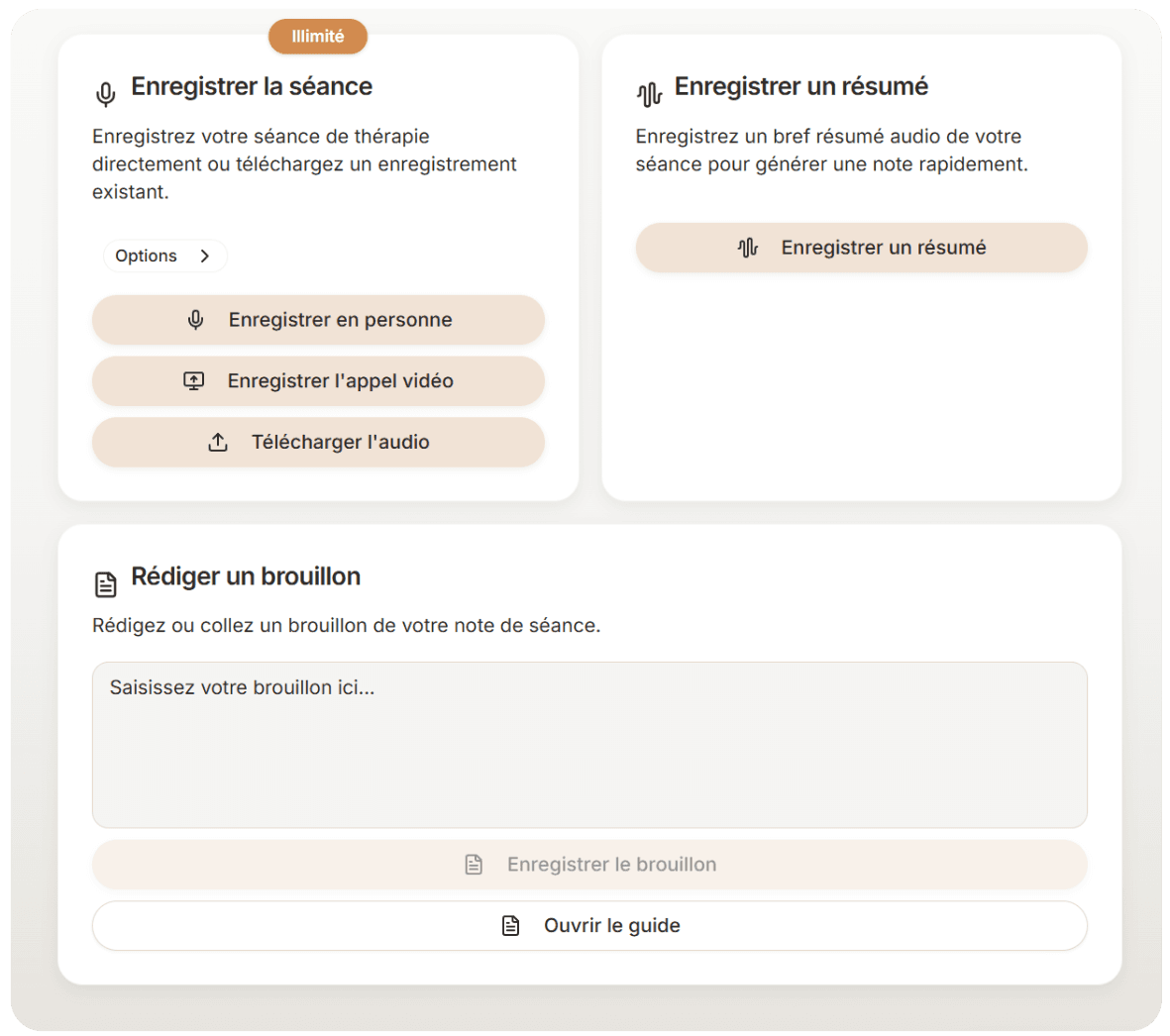 1. Vous fournissez un point de départ